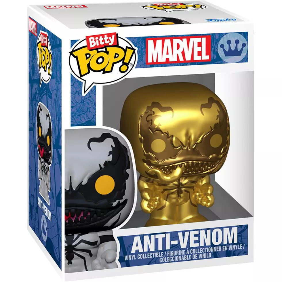 Funko Pop! Anti-Venom Blind Box Gold Marvel Bitty Pop